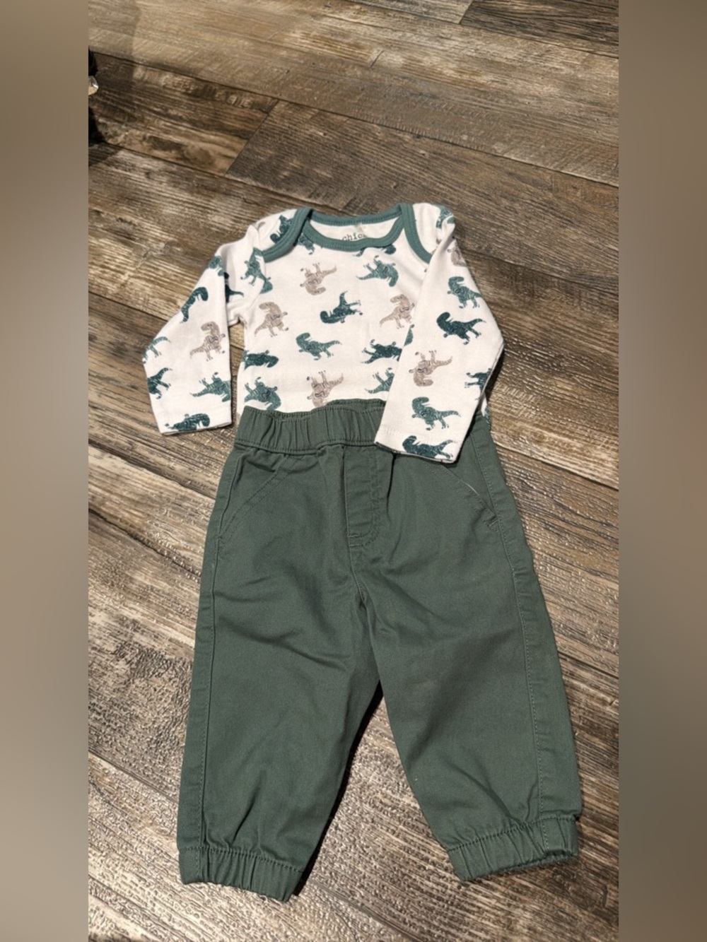 Chico's Olive Green Elastic Waist Toddler Pants